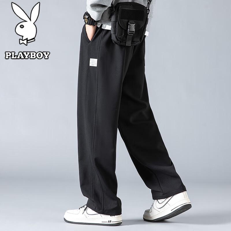 Playboy Men's Casual Straight Leg Sweatpants