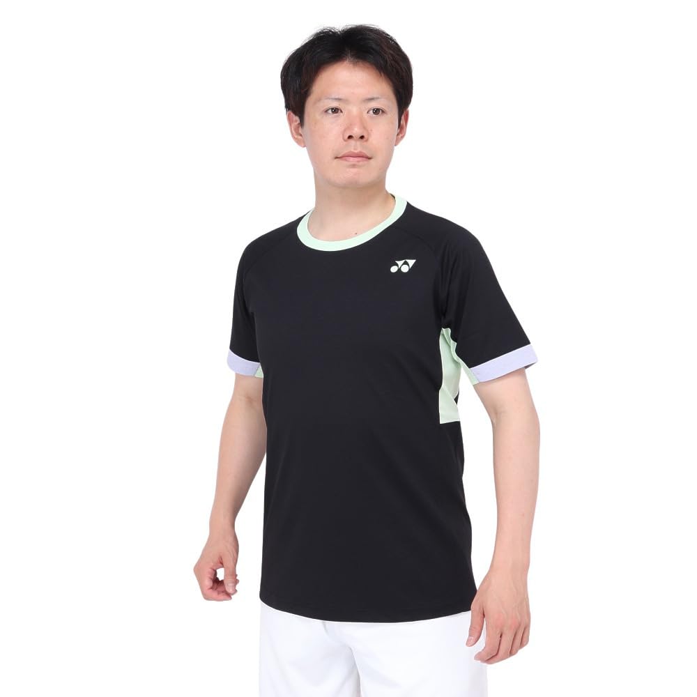 YONEX Short Sleeve Game Shirt Black Size M (Fit Style), (007),