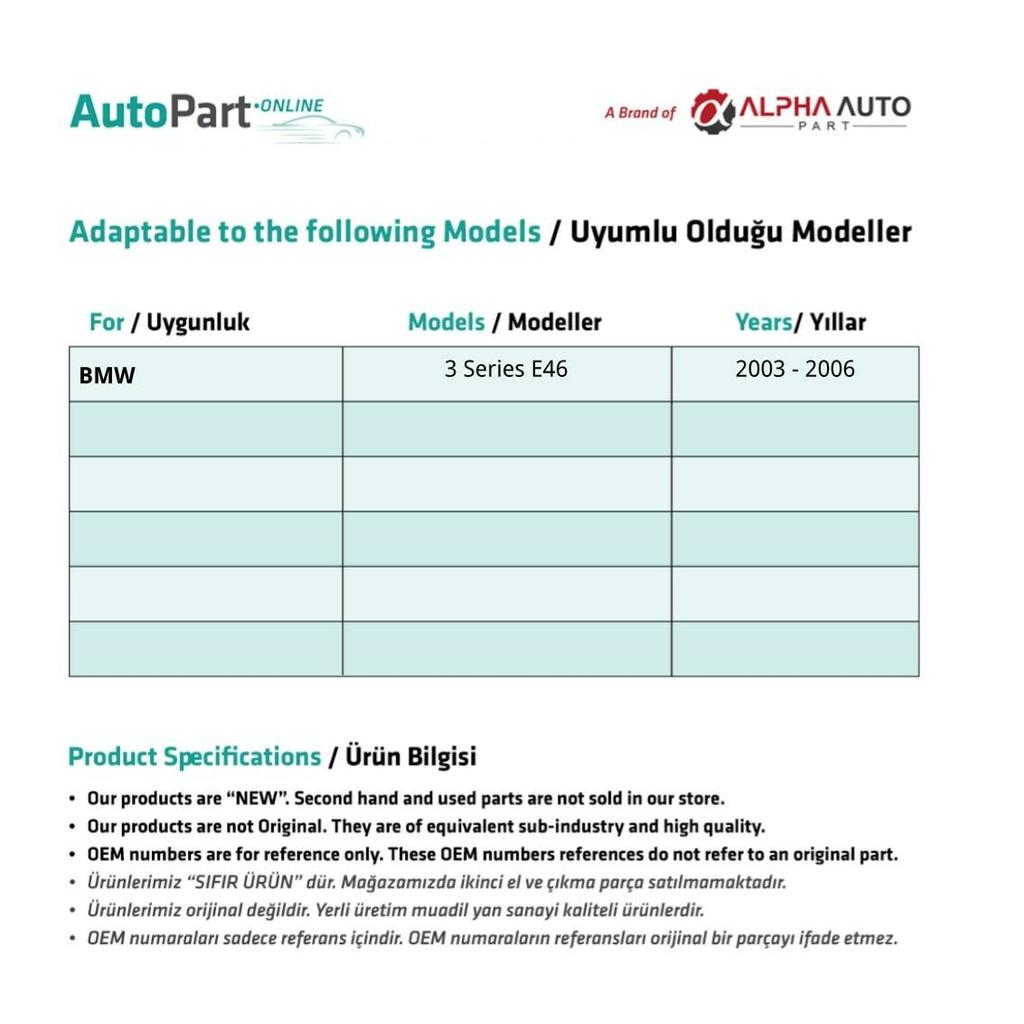 Sada na opravu střešního okna pro BMW řady 3 E46 (Nový model)
