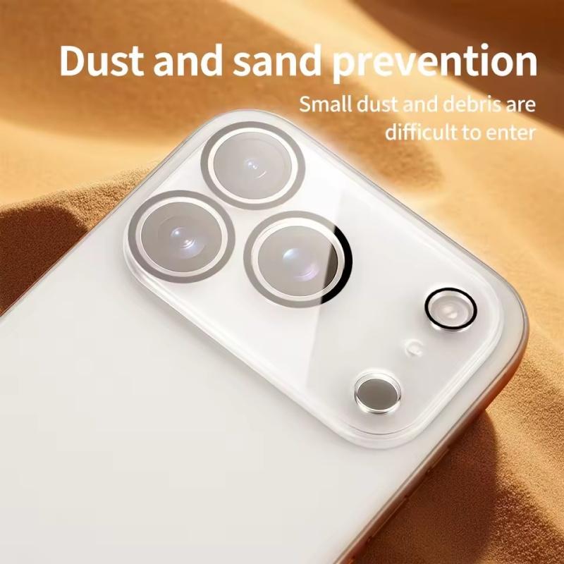 2 PCS For Apple iPhone 17 Air Pro Max 3D Camera Lens Screen Protectors For Apple IPhone17 17promax 17Air Scratch-proof Protective Film