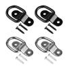 Commercial D Shaped Door Latches Trailer Tie Down Anchors For Trucks Weatherproof Coating And Safety Lock Feature