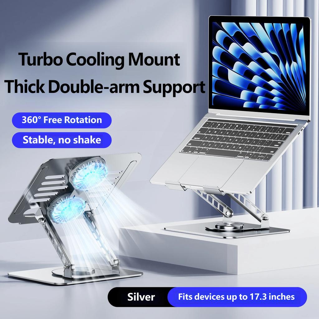 Foldable Laptop Stand Tablet Holder Desktop Cooling Rack Adjustable Ergonomic Portable Phone Stand for iPad MacBook Gaming Online Class