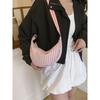 Simple Design Women's Plaid Hobos Shoulder Bag Versatile Female Nyl Crossbody Bags Travel Girls Underarm Bag Handbags Purse
