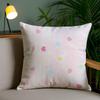 INS Fashion Love Pillow Case Plush Fabric Soft Pillowcase Double Sided Print Sofa Cushion Cover Throw