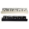 Modern Dominos - DKD Home Decor - White and Black - 2 Pieces - Assorted Patterns - 5x5x5 Cm - 30x6x6 Cm - Modern Style