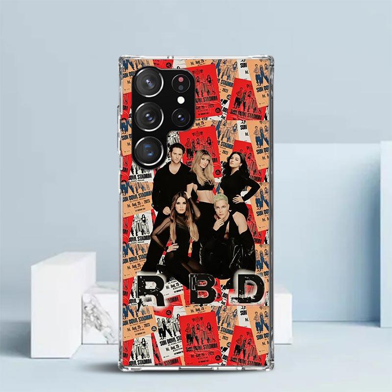 F-Fashion RBD R-Rebelde Soft Cover for Samsung Galaxy S25 Edge S26 S24 S23 Ultra Phone Case S22 S21 Plus S20 FE Print Pattern Sh