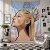 Wandteppich Ariana Grande Kunst Hängendes Tuch Dekorative Hintergrundabdeckung zur Raumdekoration