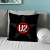 Rock U-U2 Band Music Pillow Case Sofa Living Room Bedroom Headboard Backrest Cushion Square Cushion Nap Time