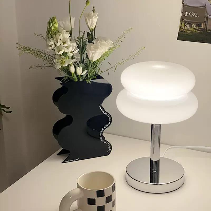 Bauhaus table lamp Trichromatic Dimming,LED Table Lamp, Eye Protection Night Light,Living Room Atmosphere dimming ambient light