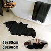 Halloween Bat Bathroom Rug Non Slip Machine Washable Goth Home Decor Skid Proof Kitchen Entry Floor Mat Absorbent Fast Dry