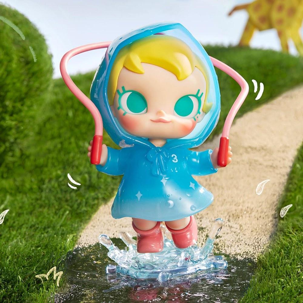 POP MART Baby Molly Funny Raining Day Molly Blind Box Figure Toy Gacha Plastic Model Gift Oshi-katsu