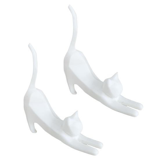 1/2/3Pcs Lifelike Cat Sculpture 3D Printed Handcrafted Simulation Cat Ornament Party Home Decoration Cat Lover Gift