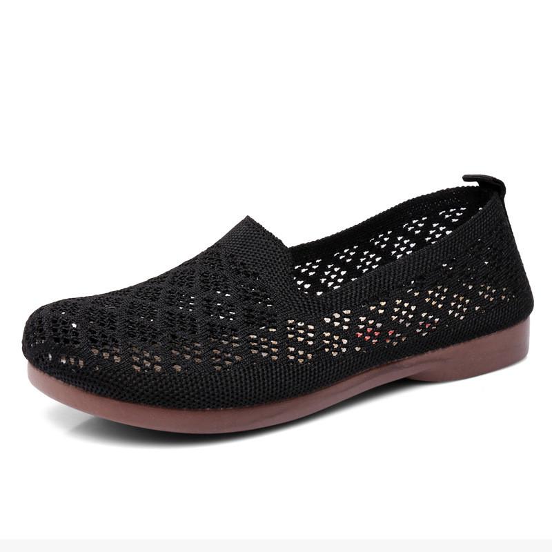Women Summer Mesh Shoes With Breathable Pu Sole For Casual Daily Wear