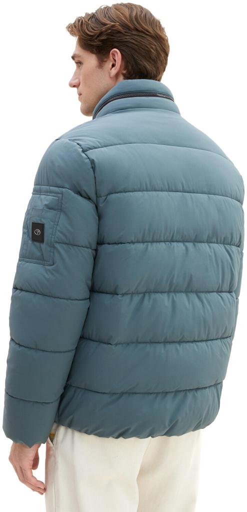 Зимняя куртка Tom Tailor Pufferjacke (1037333) Pufferjacke (1037333) с воротником-стойкой пыльный темный тил