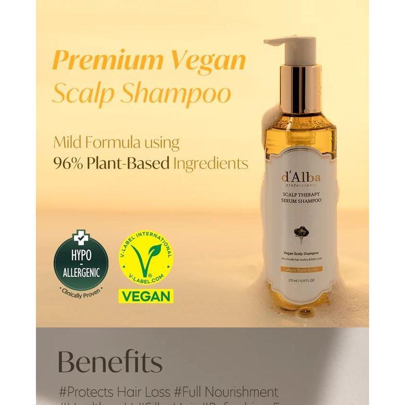 d'Alba Professional Repairing Scalp Therapy Serum Shampoo