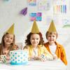 12Pcs Birthday Hats Glitter Cone Party Crowns for Kids Adults Wedding Baby Shower Prince Crown Birthday Crown Baby Crowning