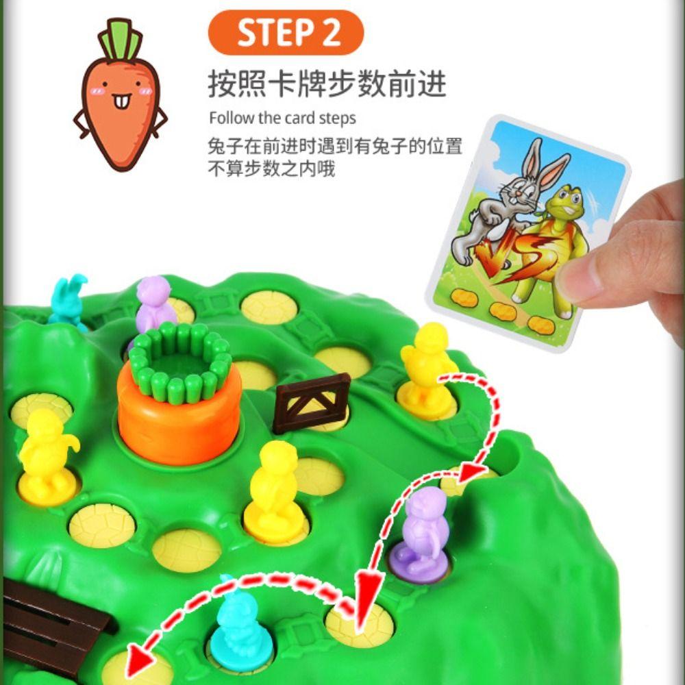 Country Competitive Trap Rabbit Cross Country Toy Bunny Bunny Board Game  Kids Party Game