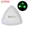 2/1 Stück Leuchtende Gitarrenplektren Rutschfestes Gitarrenplektrum Jazz-Plektrum LED-Licht für Elektrische Akustische Gitarre Bass Folk Farbe Bling Pick