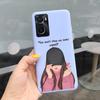 For Oppo A76 Case CPH2375 Fashion Cartoon Girls Cover For Oppo A96 Soft Silicone Case For Oppo A36 A 76 96 OppoA76 OppoA96 Shell