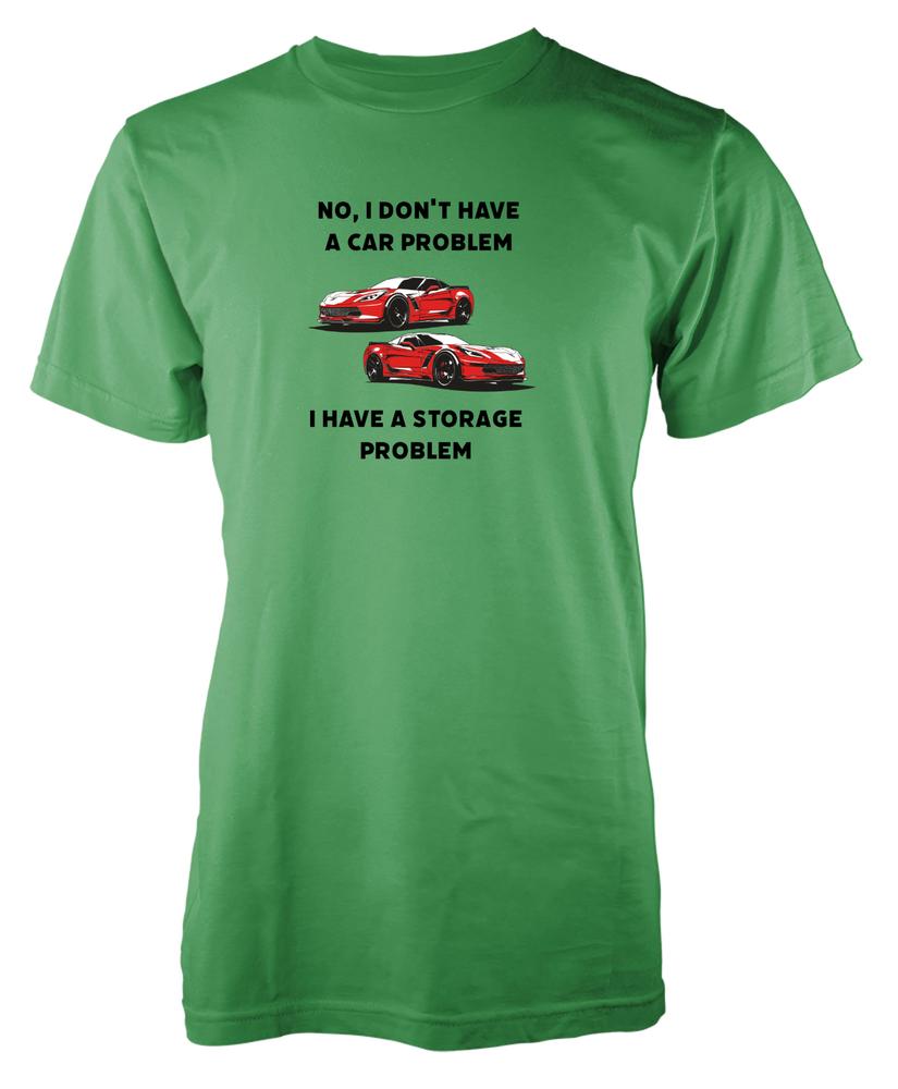 Free Personalisation Car Storage Problem Funny Cotton TShirt Adult Kids