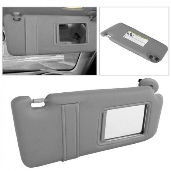 Gray Right Passenger Side Sun Visor For 2007-2011 Toyota Camry With Sunroof