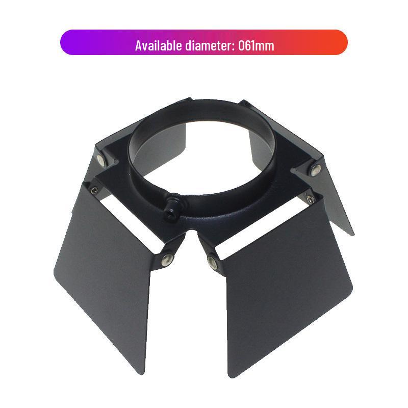 Anti-Glare Four-Leaf Track Light for Hotels, Homes, Museums, and Stores with Light-Blocking Accessories