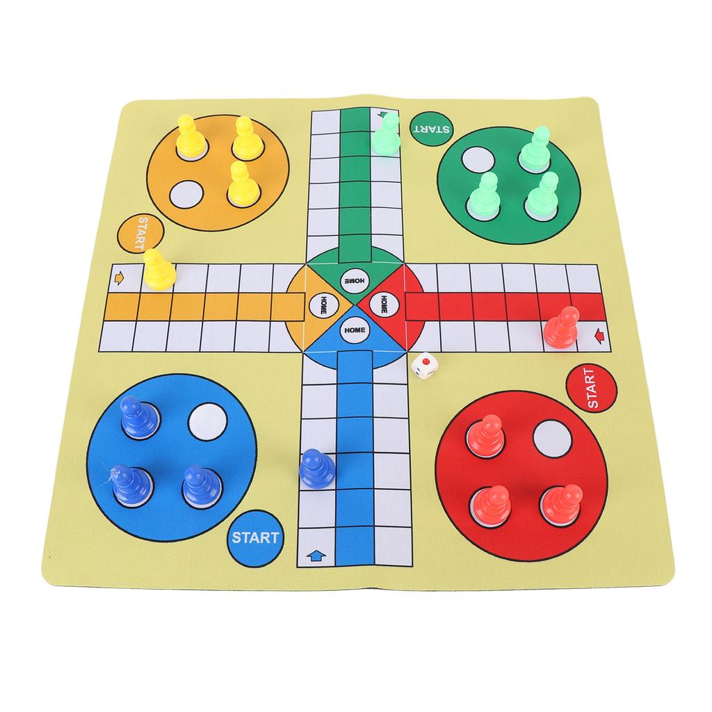 Foldable Flying Chess Board Game 35cm Portable Increase Friendship Classic Strategy Game Set for Fam