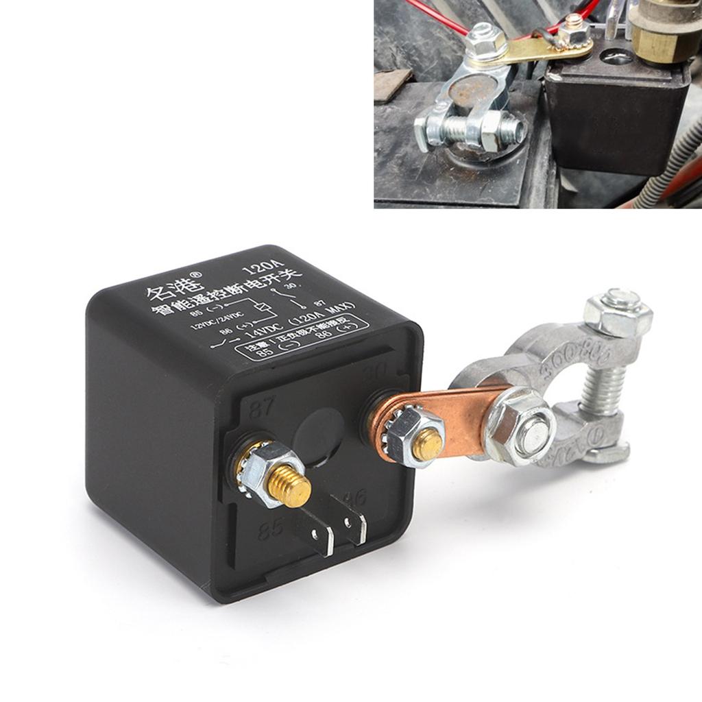 12V 200A Universal Batterie Schalter Relais Integrierte Drahtlose Fernbedienung Trennen Cut Off Isolator Master