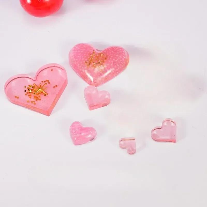Heart Silicone Fondant Candy Mold Chocolate Mold Cake Moulds for Valentine's Day Mousse Cake Baking French Dessert Brownie