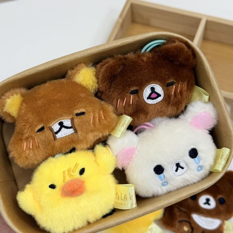 Rilakkuma Daily Expressions Series Plush toy keychain by My Side Korilakkuma Emo Kiiroitori chicken Stuffed doll backpack charm