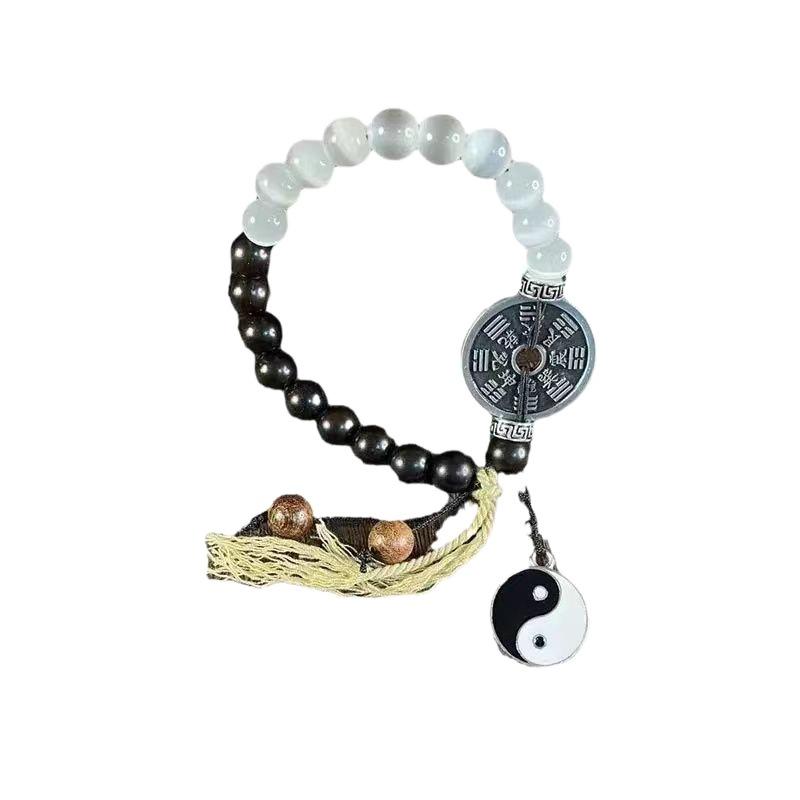 **Wuji Twin Tai Chi Ghost Flower Woven Bracelet**