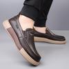 Neue Designer-Loafer mit weicher Sohle für Herren Mode Freizeit Rindsleder Schuhe Herren Große Größen Frühling Herbst Große Größen Autofahrerschuhe Mann