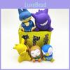 Mini Pvc Highquality Figures Sleepy Pikachu And Snorlax Toys