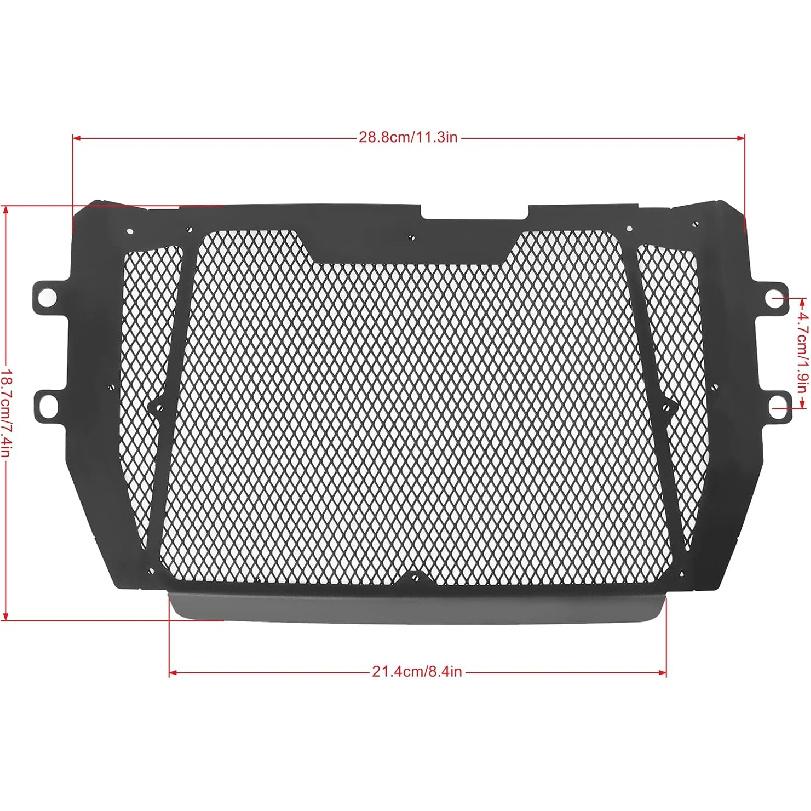 Radiator Guard for MT-03 MT-25 2015-2026, Motorcycle Grille Protective Cover Compatible with Yamaha MT03 MT25