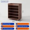 Miflame Movable Table-Side Bookshelf