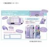 Carmiel Airy Clear Pencil Purple Double-Sided Case,