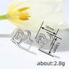 Fashion Copper Alloy Zircon Jewellery Drop Earrings For Women Wedding Party Gifts