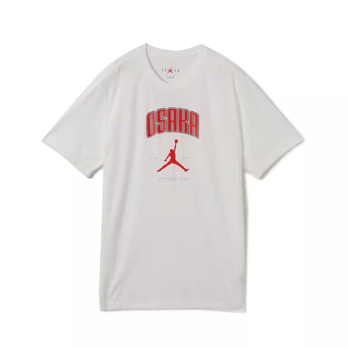 Jordan Jumpman FW24 MJ Osaka City LBR SS Crew Series Versatile Soft Short Sleeve T-Shirt Men tops White HQ1289-100 S