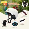 wowlomo Helmet for and and CE Safety Standard EN1078 Asia 3D Protective Sports Helmet for Ages Elementary and Head Circumference Subsidy Eligible Size