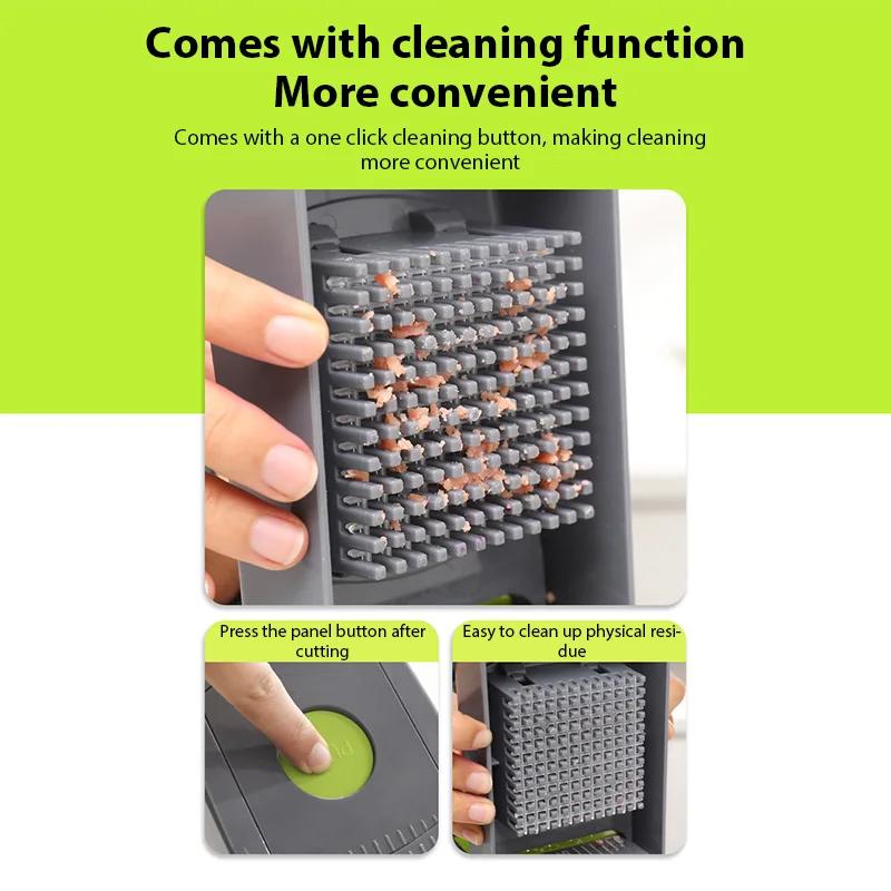 15IN1 Multifunctional Vegetable Cutter Potato Slicer Carrot Grater Kitchen Accessories Gadgets Steel Blade Kitchen Tool