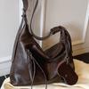 Autumn Simple Tote Bag Women's Bag 2025 New Korean Large-capacity Soft Leather Shoulder Bag Retro Casual Tote Bag