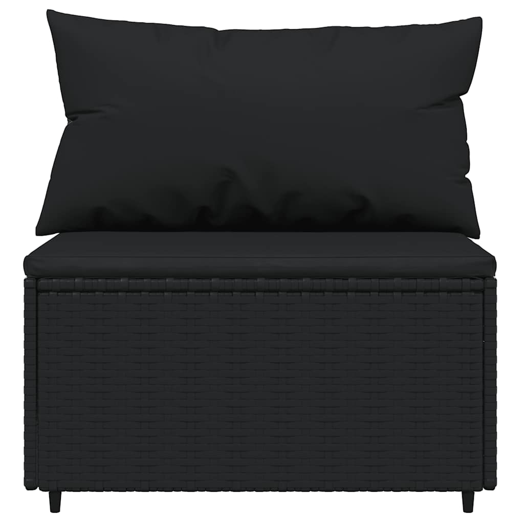 Vidaxl 4-Piece Lounge Set With Cushions, Poly Rattan