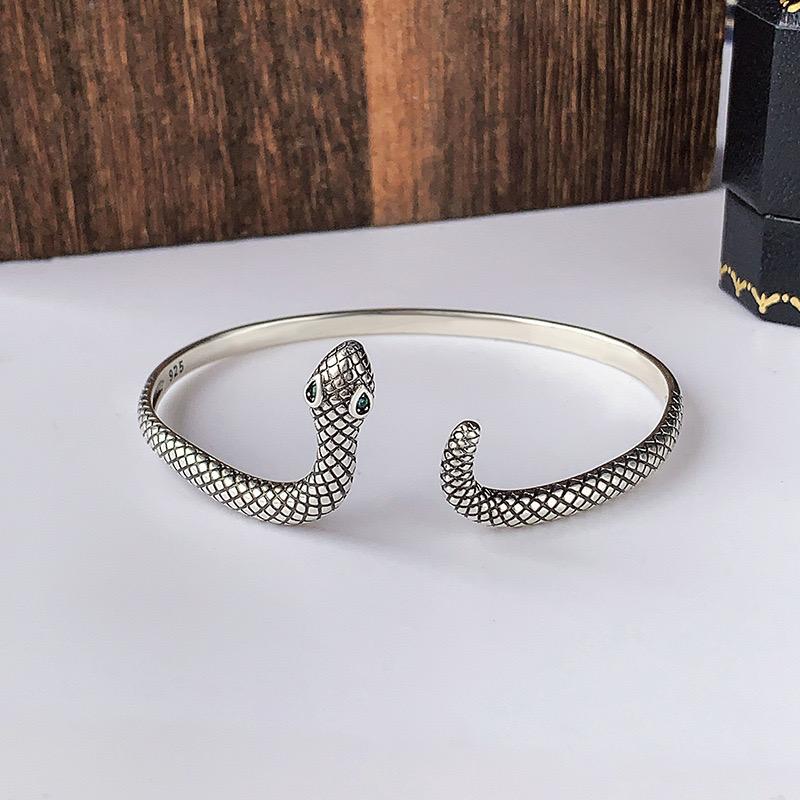 Xiaomi 100% Solid 925 Sterling Silver Metal Bracelet for Women Vintage Handmade Simple Retro Bracelet Birthday ChristmasGift