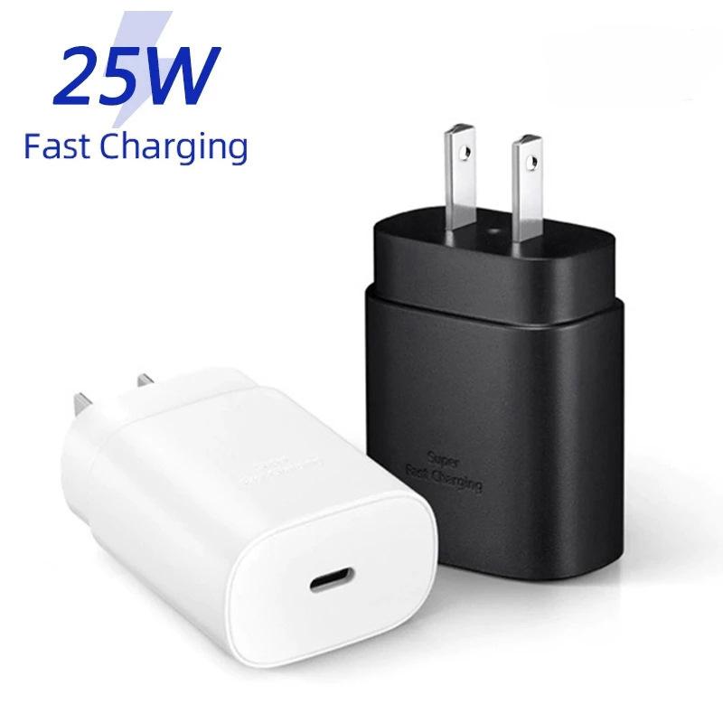 Pd 25W Super Fast Charger For Samsung Galaxy S20 S21 S22 S23 Ultra S10 S9 Note 10+ Fast Charging Usb C To Type C
