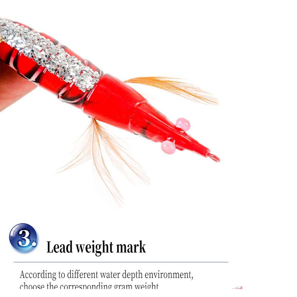 130mm/20g Wood Shrimp Lures 3.5# Squid Hook 2025 Octopus Lure Simulation