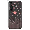 For Samsung Galaxy A36 5G Case Pink Love Pattern Printing Straight Edge TPU Phone Back Cover