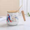 Ceramic Tea Brewing Cup with Lid - Ideal for Office and Gift Giving