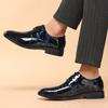 Office Men Dress Shoes Floral Pattern Men Formal Shoes Leather Luxury Fashion Groom Wedding Shoes Men Oxford Shoes Dress 38-47