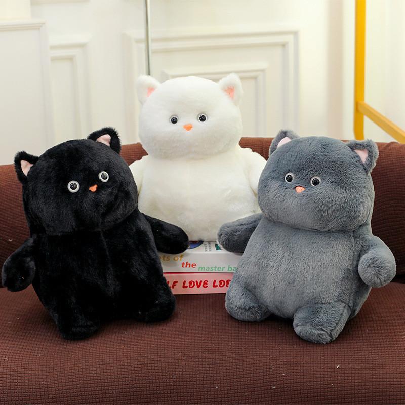 Cat Cute Super Plush Toys Big White Doll Simulation Sleep Pillow Soft Super