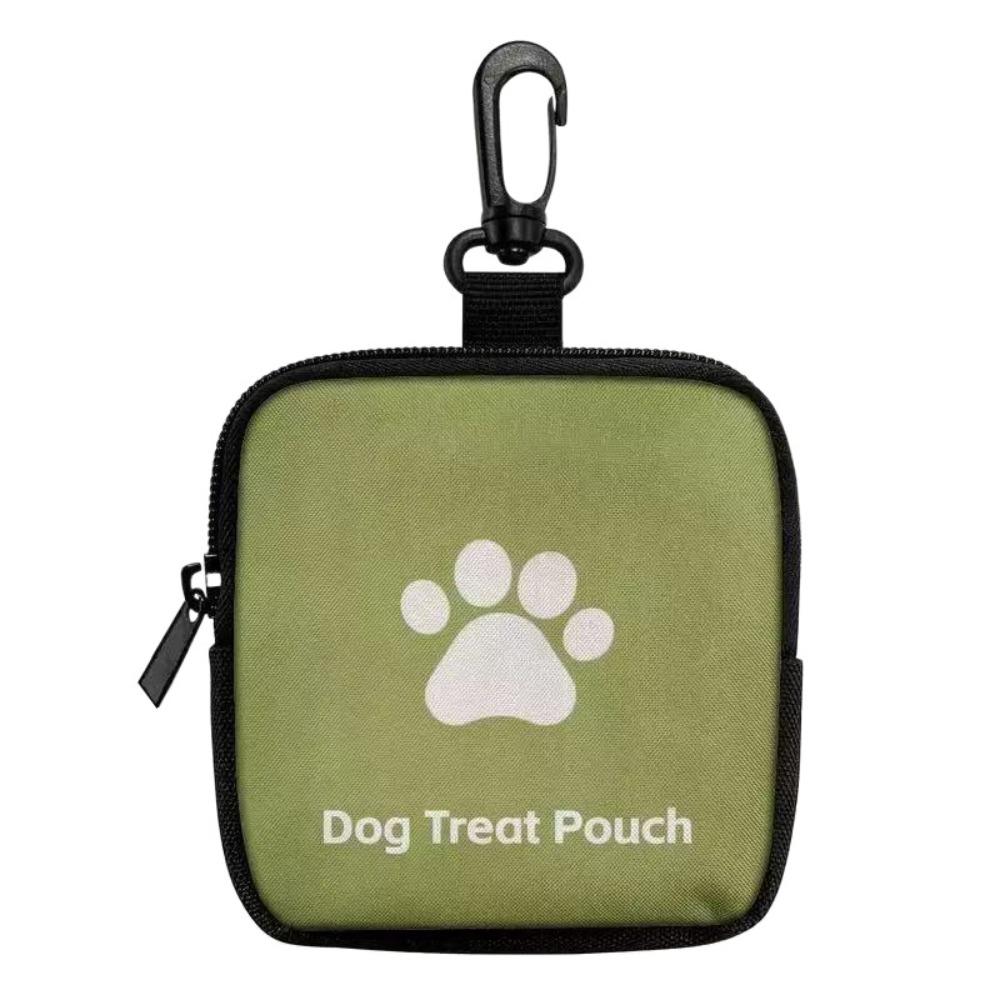 Mini Waterproof Dog Treat Pouch Portable PVC Dog Training Rewards Bag Multifunctional Compact Snack Bait Bag for Training